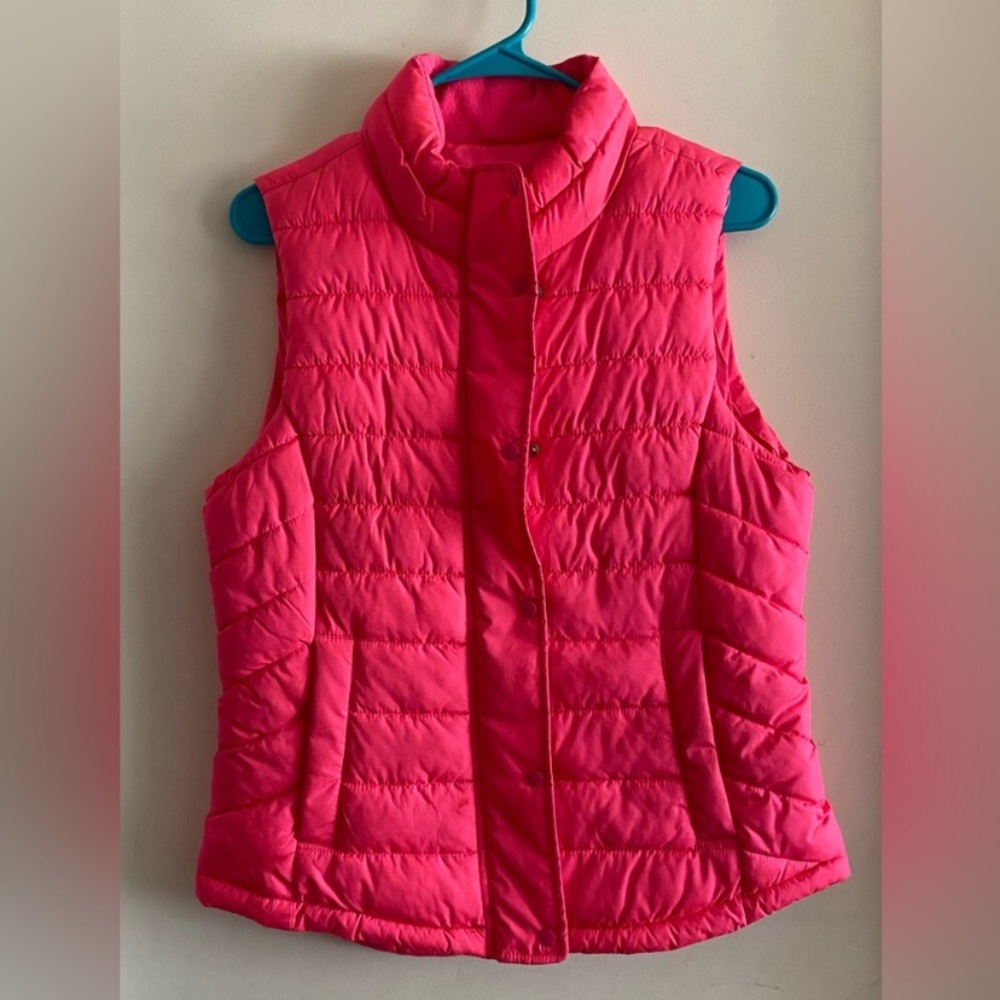 Women's Pink Quilted Vest